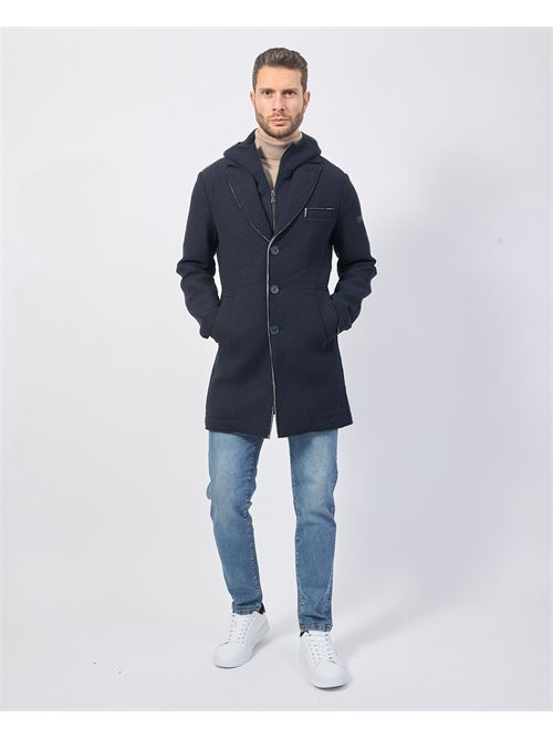 Manteau homme Yes Zee en laine mélangée YES ZEE | O827-QK000710